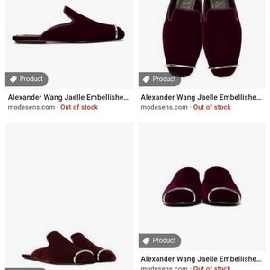 Jaelle Embellished Velvet Slippers